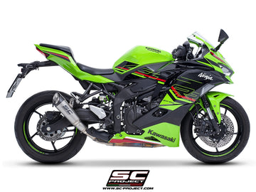 SC Project S1 Titanium Slip-On Exhaust for Kawasaki Ninja ZX-4R